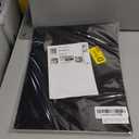 20 Sheets Black Glitter Cardstock 8.5 x 11 Inches, Heavyweight 250gsm Premium Sparkling Card Stock Paper for Card Making DIY Craft Party Decoration School Student Supplies (Black)