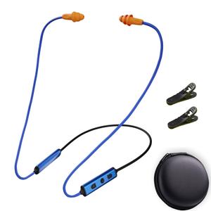 Ear Plugs Bluetooth Headphones for Work, Neckband Wireless Earbuds, Noise Reduction in-Ear Earphones with Mic and Controls, Waterproof Earbuds with 20 Hours Battery, for Industrial Safety