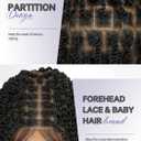 WIGER Full Double Lace Braided Wigs Two Twist Braid Curly Wig Black Spiral Coiled Braid Wigs Pre Plucked with Baby Hair Senegalese Braided Wig for Black Women 24 Inch