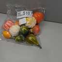12Pcs Lifelike Simulation Realistic Mixture of Artificial Pumpkins Fake Vegetable Fruit for Home Decoration