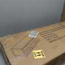 HOMEFORT 41.3" Shoe Bench with Lift Top Storage, Entryway Bench with Cushioned Seat, Wooden End of Bed Bench, Shoe Cabinet Bench with Hidden Storage Space, for Bedroom, Hallway,Black, 41.3"Wx14.9"D x18.1"H