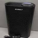 Air Purifier for Large Room, Cleans 2,400 ft in 30 Mins, 3-Stage True HEPA, 360 Airflow, Large Touch Display Control, Real-Time Air Quality (PM2.5) Display, Ultra-Quiet 20dB Sleep Mode, HAP602 Black