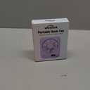 WHATOOK Small Desk Fan Personal Fans: 5000mah 25 Hours Battery Office Quiet Mini Desktop Fan Portable Rechargeable Travel Essentials (Purple, 2000 mAh)