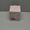 SALKING Essential Oil Diffuser, 100ml Small Aromatherapy Diffuser with Auto Shut-Off Function, Ultrasonic Diffusers for Essential Oils, Cool Mist Humidifier with Warm White Lights, for Office Home (White + Wooden Grain)