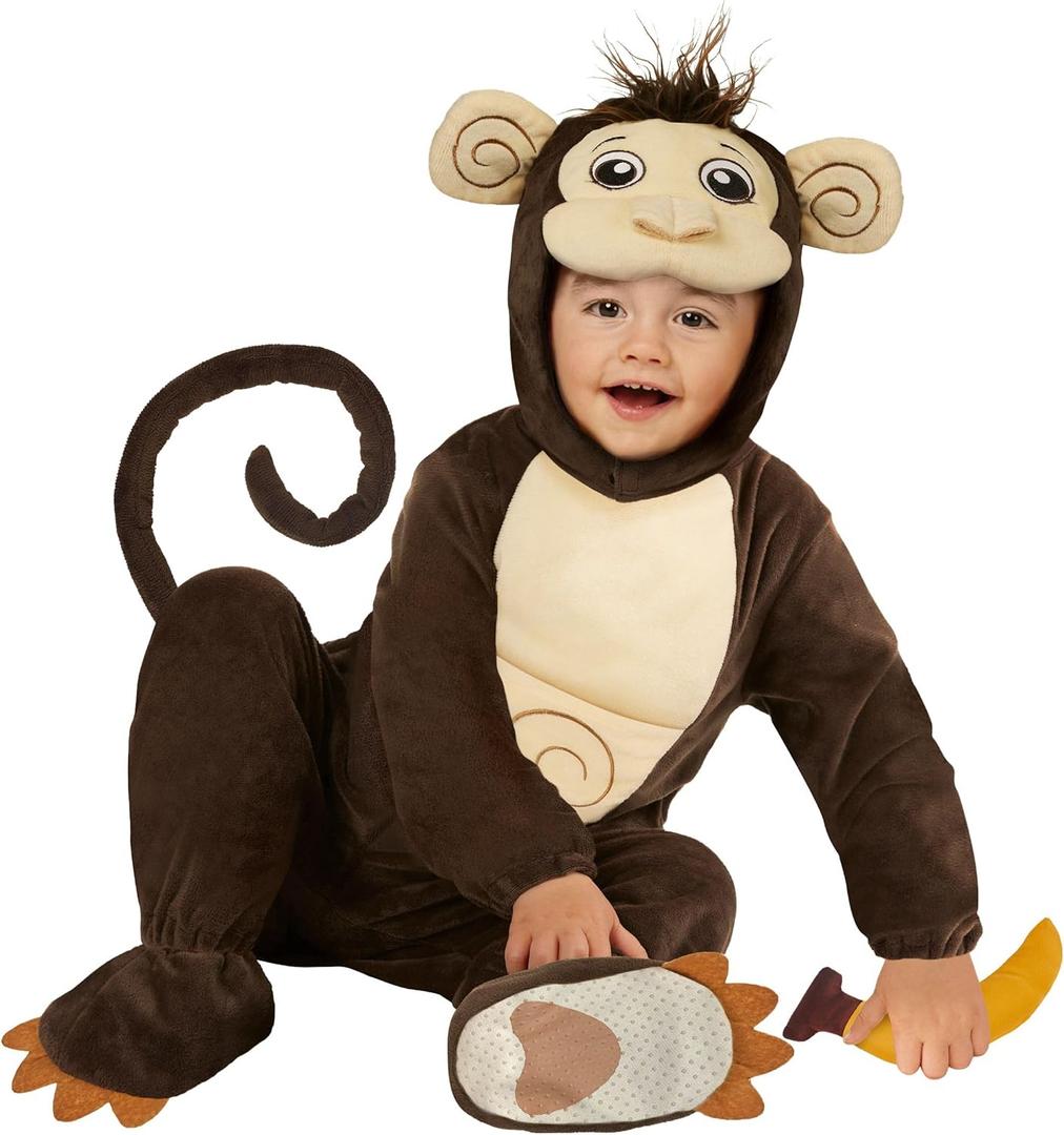 Morph Monkey Toddler Boys Monkey Costume - Halloween (1-2 Years)