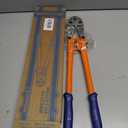 WADFOW 18" Medium Size Bolt Cutter: Soft Grip Rubber Ergonomic Handle Cutters Cutting Fence, Steel Wire, Chain, Screws, Rivet and Medium Padlock, Heavy-Duty
