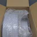 WDF 120 pieces Gold Disposable Plastic Plates - White and Gold Plates Include 10.25" Dinner Plate & 7.5" Salad Plate for Weddings/Party/Valentine's Day