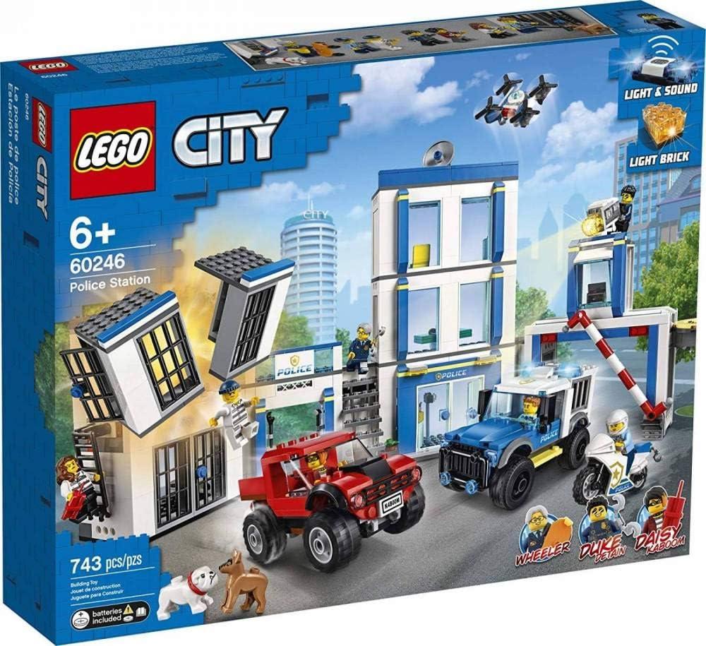 LEGO City Police Station 60246 Police Toy, Fun Building Set for Kids (743 Pieces)