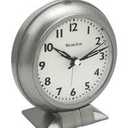 Westclox Classic Baby Ben Alarm Clock for Heavy Sleepers - Authentic 1964 Design, Loud High-Volume White Alarm Clock, Battery Operated, Metal Bezel (Small)