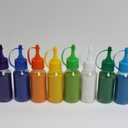 Rangoli Color Powder and Sand Art Colors; Pack of 10 x 100 Grams ; Squeeze Bottles for Easy Use, Non-Toxic Eco-Friendly; Diwali Festival Colors for DIY Craft, Floor Art, Rangoli Designs