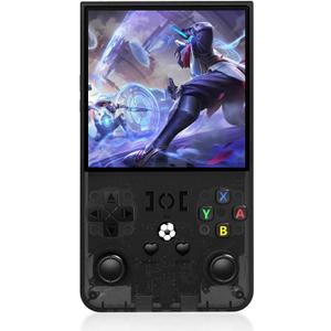 R36MAX Retro Handheld Game Console, Black