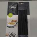 Joseph Joseph Stretch Folding Silicone Trivet for Hot Pots and Pans, Expanding Nonslip Stand, Heat Resistant mat for Kitchen Worktop - Black