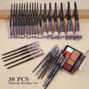 MAANGE Makeup Brushes 51 Pcs Makeup Kit, Multi-functional Makeup Tool Set with Makeup Brush Foundation Brush Make up Brushes Set (Black Gold)