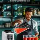 WantJoin 136oz Commercial Blender – Heavy Duty 18800 RPM Professional Blender with Pure Copper Motor, Multi-Speed, Dishwasher Safe for Smoothies & Juices