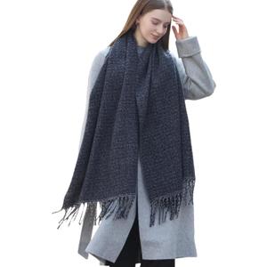 Wander Agio Unisex Scarves Pure Cozy Winter Warm Wrap Ribbed Shawl for Men Women Fall Soft Textured Fashion Solid Scarf