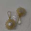 2PCS Curtain Tiebacks Clips Buckle Strong Magnetic Holdbacks Holders, Shining Artificial Diamonds Crystal, Rope Curtain Holders for Curtains Ties Backs for Drapes Wall Hooks (2pcs Gold) (2pcs Glod)