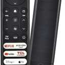 Replacement for TCL Google TV Remote Control,RC813 Compatible with TCL QM8/QM7/Q7/Q6/Q5/S5/S4/S3 4K UHD HDR LED QLED QD-Mini LED Full-HD Smart TVs