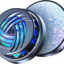 Cell Phone Cooler Magnetic Cooler, Cell Phone Cooling Fun Portable Mobile Phone Radiator Cooling Fun, Gaming Semiconductor Cooling Phone for iPhone iOS/Android/Tablet/ipad (Black)