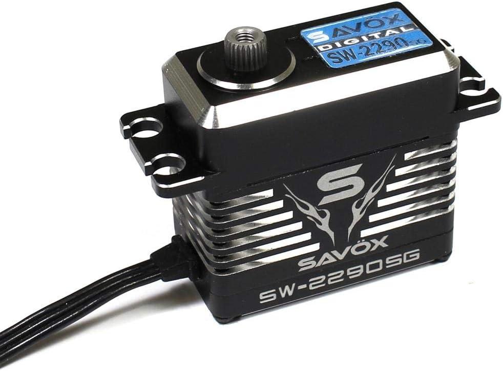 Savox SAVSW2290SG-BE Waterproof Premium, High Voltage, Brushless, Digital Servo 0.11sec / 972.1oz @ 8.4v - Black Edition