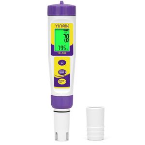 Hydrogen Water Tester, ORP Meter, TDS pH Meter for Drinking Water, YINMIK 6 in 1 pH TDS H2 EC ORP Temp Water Quality Meter, Digital pH PPM EC Monitor