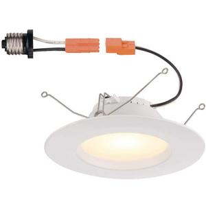 Commercial Electric 5 & 6 in. White Recessed LED Trim T65