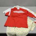 Iowillar Zombie Girls Costume Kids Character Halloween Cosplay Cheerleader Mesh Top Pant Hooded Coat 3PCS Uniform Outfits Size 160