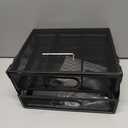 under Desk Drawer Organizer Metal Mesh Storage Baskets Organizer for Desktop without hanging hook