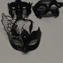3 Pack Ubauta Various Venetian Couple Masks For Masquerade/Party/Ball Prom/Mardi Gras/Wedding/Wall Decoration