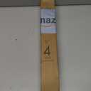 SHACOS Round Braided Placemats 15 inch Set of 4 Washable Cotton Polyester Braided Kitchen Table Placemats for Home Wedding Party (Blue White, 4)