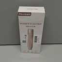 Bikini Trimmer for Women - 2 in 1 Electric Razors for Women - Dual Head Electric Shaver - IPX7 Waterproof Wet & Dry Use Body Hair Trimmer and Facial Hair Remover for Bikini Underarm Leg Arm (Pink)