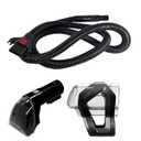 Replacement 8-Foot Hose Assembly with 3" Tough Stain Brush & Self-Cleaning Tools for Bissell Carpet Cleaners TurboClean, ProHeat 2x Revolution Pet, and HydroSteam, Bissell Carpet Cleaner Parts