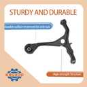 Front Lower Control Arms with Ball Joints Suspension Kit Fit for Honda Accord 2003 2004 2005 2006 2007, Fit for Acura TSX 2004 2005 2006 2007 2008, OE ReplacementK640289 K640290 K80228-4PCS.