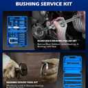 Orion Motor Tech 2 in 1 Blind Hole Bearing Puller & Bushing Press Kit, Complete Bearing & Bushing Service Kit with Bearing Race and Seal Puller, Bushing Driver Tools, Wheel Bearing Removal Tool Set