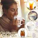 12 Pcs Fall Coffee Mugs Thanksgiving Gifts 12oz Ceramic Autumn Pumpkin Mugs Fall Party Decorations Supplies for Women Men Home Office Kitchen, No Dishwasher