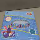 3 Rings Kiddie Pool for Toddler, 48X12Kids Swimming Pool, Inflatable Baby Ball Pit Pool, Small Infant Pool (Blue)