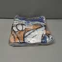 Dad Son Daughter Gift Blanket, Funny Cozy Dog Dad Blue Throw Blanket for Fathers Day, Christmas, 50"X60"