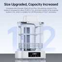 ANYCUBIC Wash and Cure 3 Plus Station, Size-Upgrade Wash Cure Machine with Gooseneck Lights, Dual-Layer Design and IPA Saving, for Anycubic Photon Mono M5 Saturn LCD/SLA/DLP 3D Printer