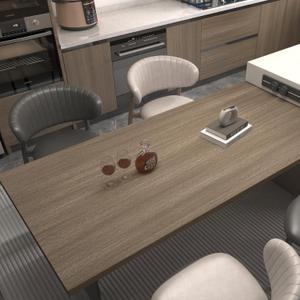 Oak Contact Paper Wood Vinyl Wrap Walnut Contact Paper for Cabinets and Drawers Brown Maple Wood Wallpaper Peel and Stick Countertops 16x118inch Counter Top Covers Withe Air Guide Groove Design