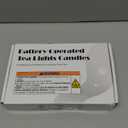 LED Candles, 24-Pack Color Changing Tea Lights Candles Battery Operated Bulk, Long-Lasting 200+ Hours Flameless Tealight Candles for Halloween Christmas Holiday Decor, 1.5'' D X 1.25'' H