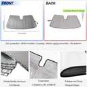 Windshield Sunshade for Mazda CX-30 2020-2026 Accessories Front Window Sun Shade Foldable Reflective Sun Visor Custom Sunscreen UV Blocker Privacy Protector HeatShield Keeps Your Vehicle Cool