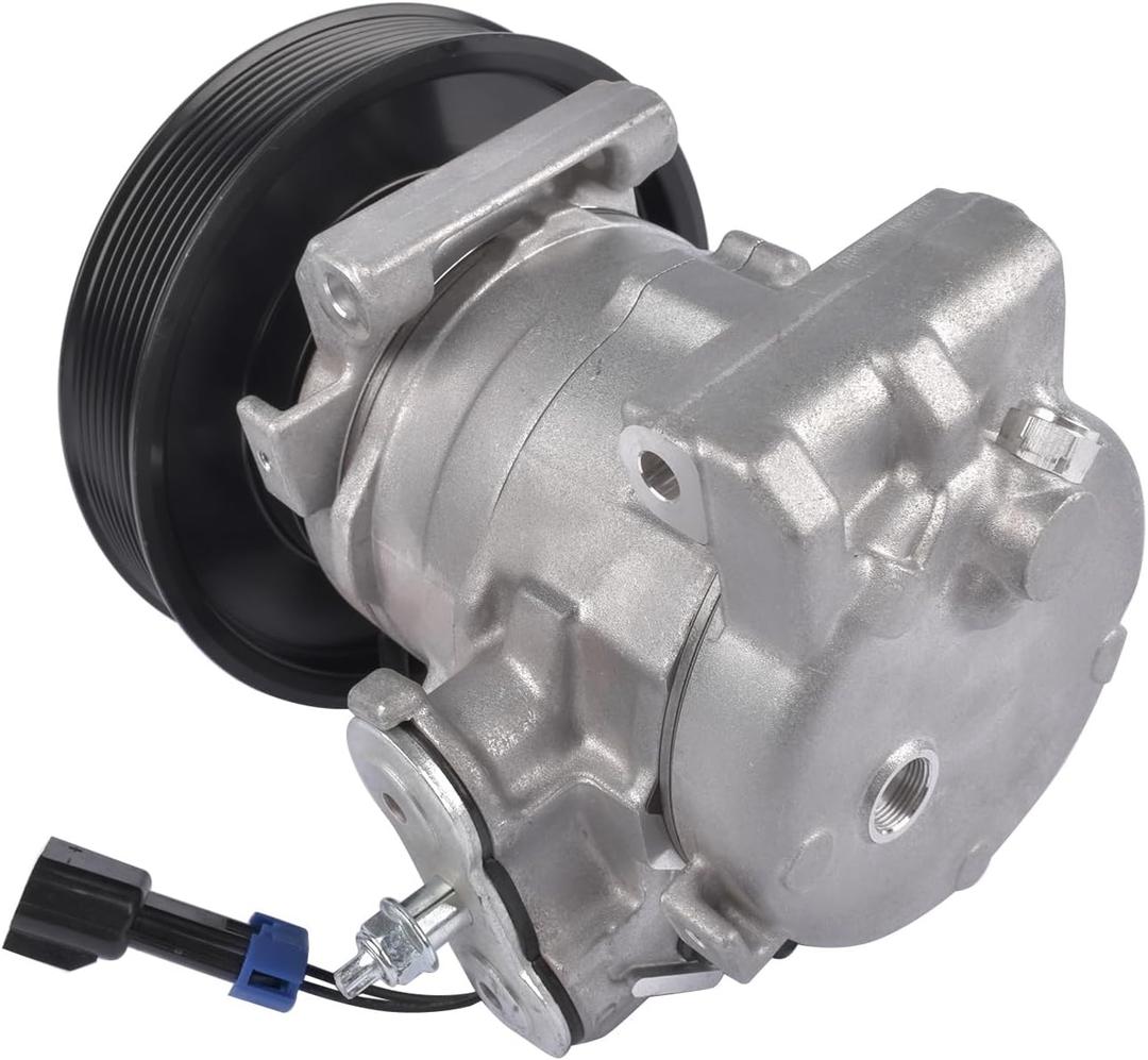A/C Compressor w/Clutch Replacement for Freightliner Cascadia 113 125 126 2011-2019 12.8L 14.8L 15.6L L6 2265771000 CO29043C