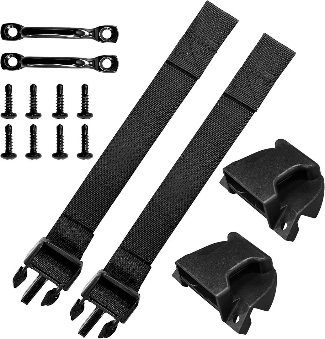 356A0002 Buckle Kit Bed Cover Buckle/Strap Assembly | Replacement for Backflip 356A0002 Tonneau Cover Clips Replacement Bottom Side Kit