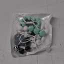 Silicone Nursing Necklaces for Mom to Wear, 2 Pack Chew Necklace for Sensory Kids, Breastfeeding Sensory Necklace for Boys, Girls to Reduces Anxiety (Mint blue, Gray, Black, White)