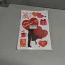 3 x 9 Sheets Valentines Day Window Clings Decor - Double-Sided Heart Cupid & Love Window Stickers, Romantic Valentines Window Decals for Home Office Classroom Store and Parties Decorations