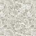 CiCiwind 197"17.3" Floral Wallpaper Tropical Wall Paper Peel and Stick Wallpaper Modern Removable Self Adhesive Contact Paper Cream Wallpapers for Bedroom Vinyl Rolls