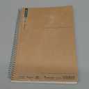 Maruman Spiral Note Basic Dot Grid Notebook- A5, 5.83" x 8.27", 80 Sheets / 160 Pages, 5mm Dotted Journal, Perforated Pages & Wire-Bound to Lay Flat, Sturdy Kraft Cover, Made in Japan