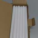 Kedtui Taper Candles 10 inch (H) Dripless, Set of 24 White Unscented and Smokeless Taper Candles Long Burning, Paraffin Wax with Cotton Wicks for Burning 8 Hours Time