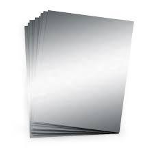 Mirror Board Sheets 8.5 x 11 Inches – Silver