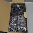 Consuemst Sponge Holder for Kitchen Sink - Auto Draining Sink Caddy Organizer with Detachable Rack, High Brush Holder, Kitchen Countertop Storage Accessories, Black