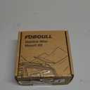 Starlink Mini Mount Kit for RV, Boat, Camper, Ladder & Guardrail - CNC Aluminum Alloy Adjustable Clamp (0.79"-1.38" Pipe Diameter) - Universal Pipe Adapter Compatible with Starlink mini